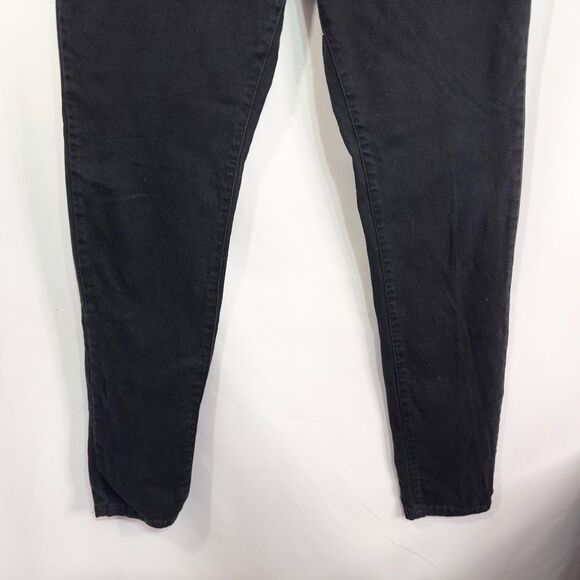 ASOS Size 10 Jeans‎ Black Skinny High Rise Long Pockets Denim Womens 669 - Picture 4 of 8